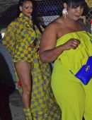 Rihanna Leggy at Buju Banton Concert in Barbados