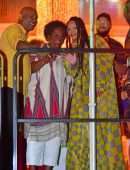 Rihanna Leggy at Buju Banton Concert in Barbados