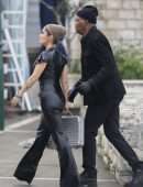Salma Hayek on the Set of 'The Hitman's Wife's Bodyguard' in Rovinj, Croatia