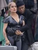 Salma Hayek on the Set of 'The Hitman's Wife's Bodyguard' in Rovinj, Croatia