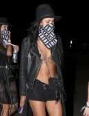 Sara Sampaio Leggy Candids at Coachella 2019 in Indio