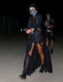 Sara Sampaio Leggy Candids at Coachella 2019 in Indio