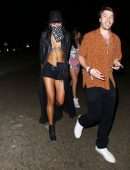 Sara Sampaio Leggy Candids at Coachella 2019 in Indio