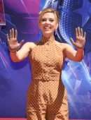 Scarlett Johansson at "Avengers: Endgame" Hand And Footprint Ceremony in Hollywood