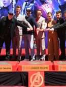 Scarlett Johansson at "Avengers: Endgame" Hand And Footprint Ceremony in Hollywood