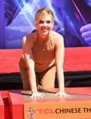 Scarlett Johansson at "Avengers: Endgame" Hand And Footprint Ceremony in Hollywood