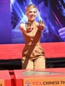 Scarlett Johansson at "Avengers: Endgame" Hand And Footprint Ceremony in Hollywood