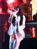 Selena Gomez Onstage at the Coachella Valley Music And Arts Festival in Indio