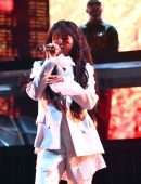 Selena Gomez Onstage at the Coachella Valley Music And Arts Festival in Indio