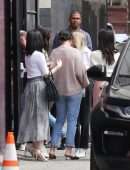 Selena Gomez with Friends Out and About in LA