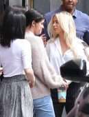 Selena Gomez with Friends Out and About in LA