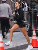 Shanina Shaik Out and About in NYC
