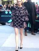 Sofia Carson Leggy, Outside Build Studio in NYC