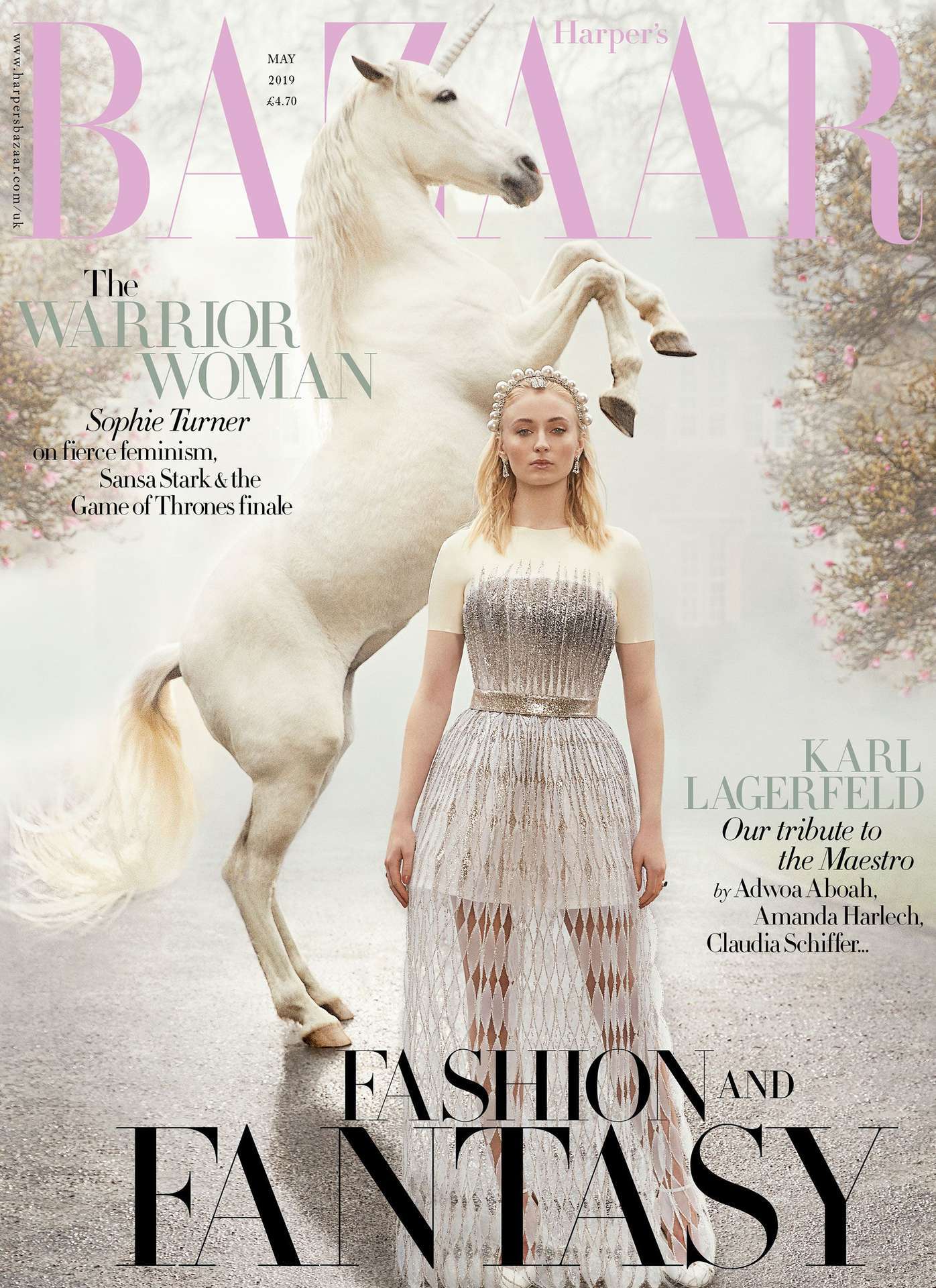 Sophie Turner in Harper's Bazaar UK Magazine - May 2019