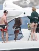 Sophie Turner Booty in a Swimsuit on a Yacht in Mexico