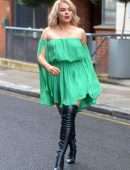 Tallia Storm Out and About in London