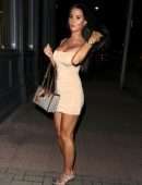 Yazmin Oukhellou Leggy, Outside the Gallery in London