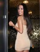 Yazmin Oukhellou Leggy, Outside the Gallery in London
