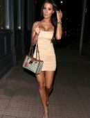 Yazmin Oukhellou Leggy, Outside the Gallery in London