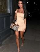 Yazmin Oukhellou Leggy, Outside the Gallery in London
