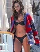 Alessandra Ambrosio in Bikini at a Pool in Cannes