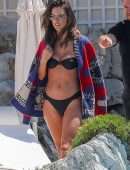 Alessandra Ambrosio in Bikini at a Pool in Cannes