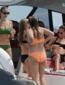 Alicia Vikander in Bikini Enjoying with Friends in Spain