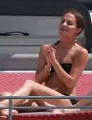 Alicia Vikander in Bikini Enjoying with Friends in Spain