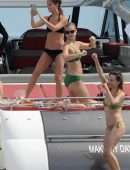 Alicia Vikander in Bikini Enjoying with Friends in Spain