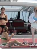 Alicia Vikander in Bikini Enjoying with Friends in Spain