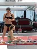 Alicia Vikander in Bikini Enjoying with Friends in Spain