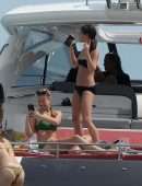 Alicia Vikander in Bikini Enjoying with Friends in Spain