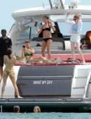 Alicia Vikander in Bikini Enjoying with Friends in Spain