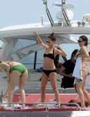 Alicia Vikander in Bikini Enjoying with Friends in Spain