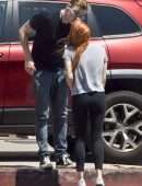 Ariel Winter Braless Out in Studio City