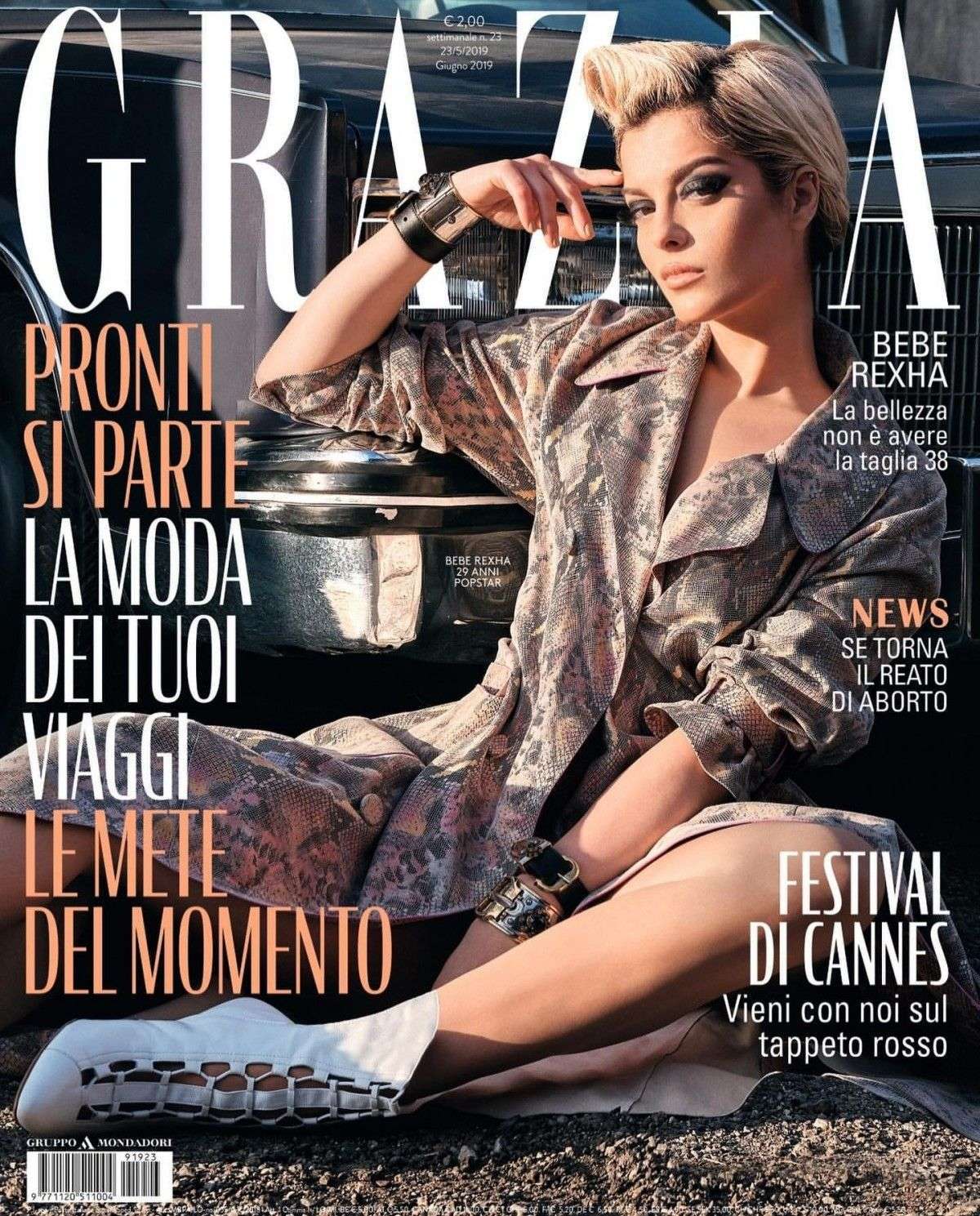 Bebe Rexha in Grazia Magazine Italy - June 2019