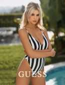Charlotte McKinney for “Guess” Bikini Photoshoot 2019