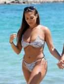Chloe Goodman in Bikini at a Beach in Mykonos
