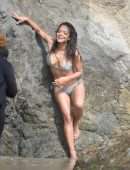 Christina Milian for Bikini Photoshoot in Malibu