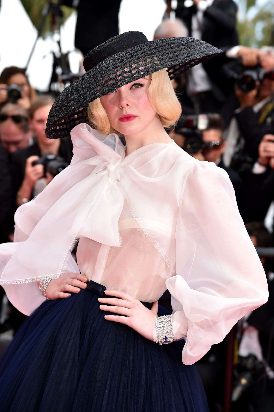 Elle Fanning at "Once Upon A Time In Hollywood" Screening in Cannes