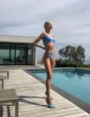 Elsa Hosk in Bikini for Photoshoot in Cannes