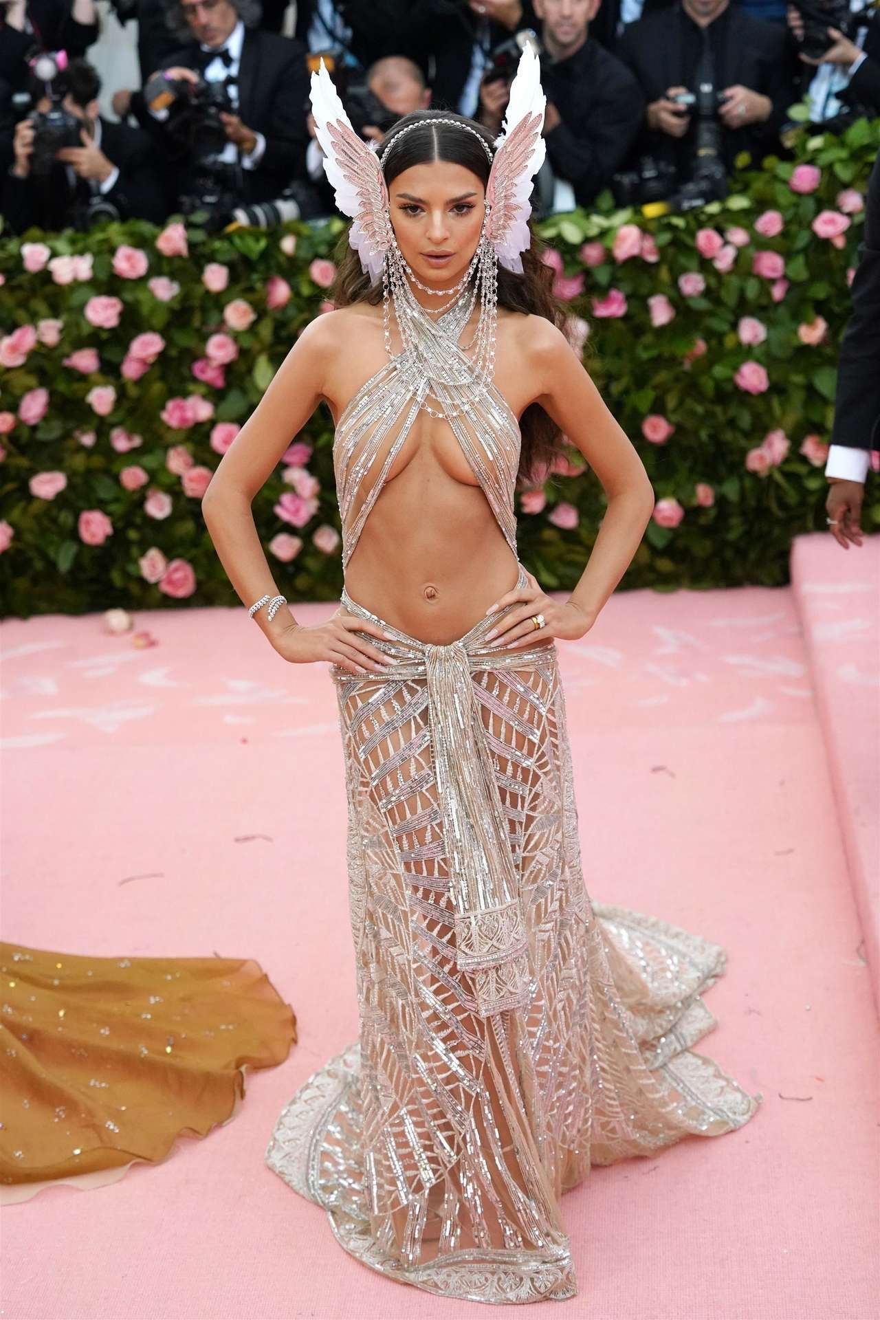 Emily Ratajkowski at 2019 MET Gala in NYC