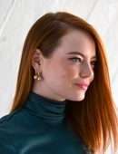 Emma Stone at Louis Vuitton Cruise 2020 Fashion Show in New York
