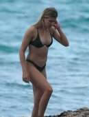 Eugenie Bouchard in Thong Bikini at in Miami Beach