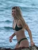 Eugenie Bouchard in Thong Bikini at in Miami Beach