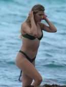 Eugenie Bouchard in Thong Bikini at in Miami Beach