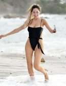 Farrah Abraham Booty in Black Swimsuit in Puerto Vallarta