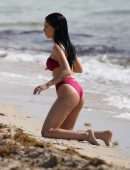 Giulia De Lellis for Bikini Photoshoot on the Beach in Miami