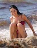 Giulia De Lellis for Bikini Photoshoot on the Beach in Miami