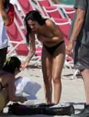 Giulia De Lellis for Bikini Photoshoot on the Beach in Miami